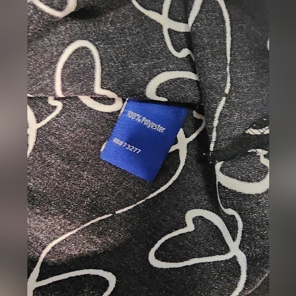 Apt 9 Womens Short Sleeve Heart Button Down Blouse 1X - Picture 6 of 9